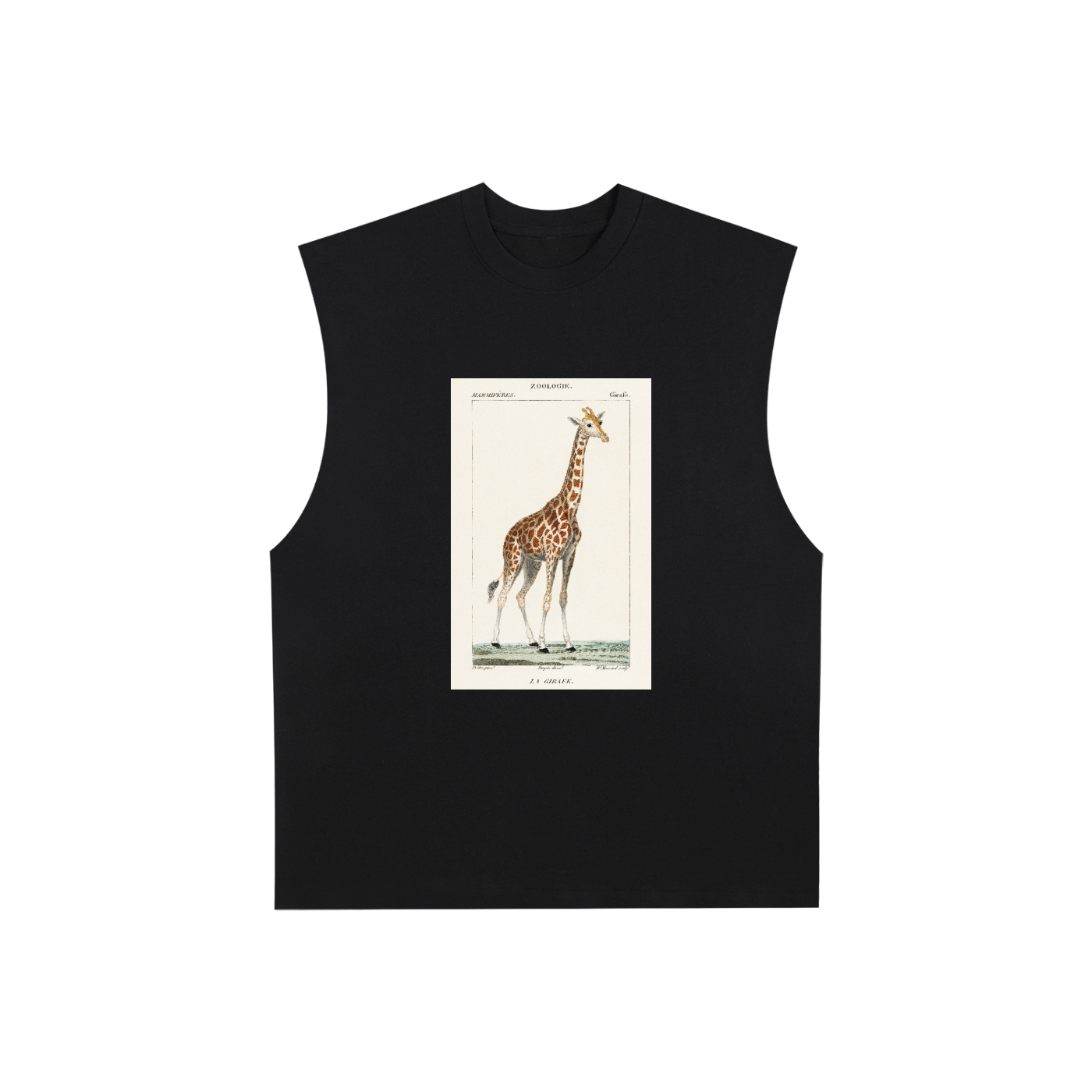 Raw Edge Cotton Tank Top